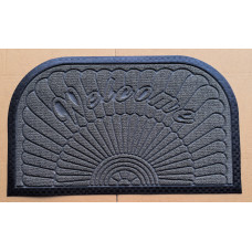 Πατάκι εξώπορτας ανάγλυφο Σχ.1041 45Χ75cm 100% polypropylene Beige