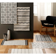 Πατάκια διακοσμητικά printed συσκευασία 6 σχεδίων  60X90cm cotton-polyester 60X90cm