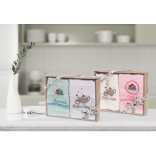 Σετ 2 τμχ πετσέτα κουζίνας φροτέ   Σχ.Classy 40x60cm 40x60cm