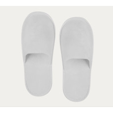 Παντόφλες λευκές μπουρνουζέ