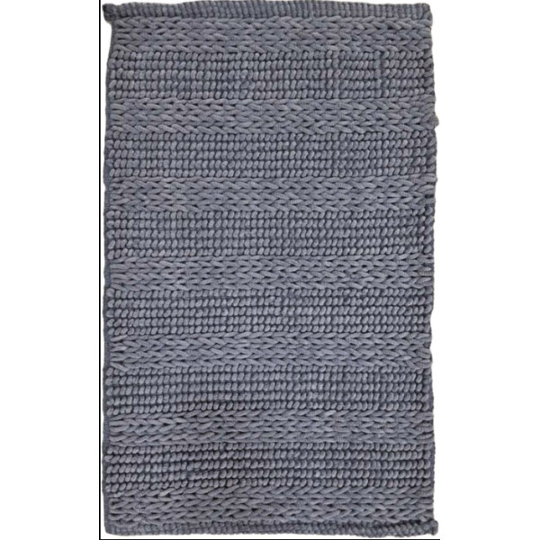 Πατάκι μπάνιου Σχ. Charlotte 40% cotton - 60% pol. Blue 50x80cm