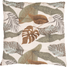 Μαξιλάρι καρέκλας Σχ.Tropic 40x40cm 70% cotton - 30% pol. 40x40cm