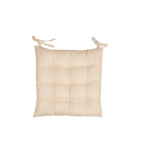 Μαξιλάρι καρέκλας Σχ. Stripe 40x40cm 70% cotton - 30%pol. Camel