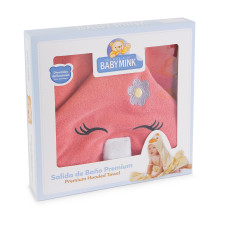 Πετσέτα με κουκούλα  Σχ.Flamingo 75X75cm 100% cotton 75X75cm