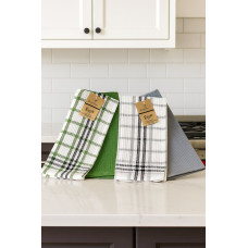 Σετ ποτηρόπανo κουζίνας πικέ 2 τμχ. Σχ.401 45x65cm (τιμή συσκευασίας των 6 σετ) 45x65cm