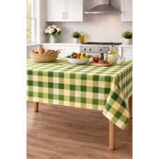 Τραπεζομάντηλο φαγητού Σχ. 6997 polyester/cotton Green 140x180cm