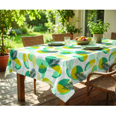 Τραπεζομάντηλο  Pvc printed 140cm X 20m Σχ. Coralis blue 140Χ20m