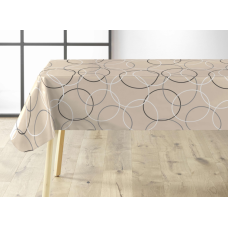 Τραπεζομάντηλο  Pvc printed 140cm X 20m Σχ. Felix natural 20m
