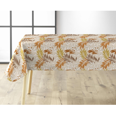 Τραπεζομάντηλο  Pvc printed 140cm X 20m Σχ. Nelida natural 20m