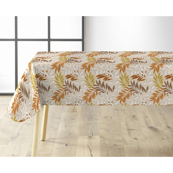 Τραπεζομάντηλο  Pvc printed 140cm X 20m Σχ. Nelida natural 20m