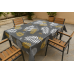 Τραπεζομάντηλο  Pvc printed 140cm X 20m Σχ.  Carmen black 20m