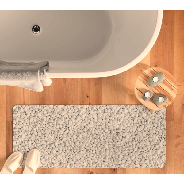 Πατάκια μπάνιου Έξτρα απορροφητικά Σχ.Leandra 50Χ120cm 100% pol. 50x120cm