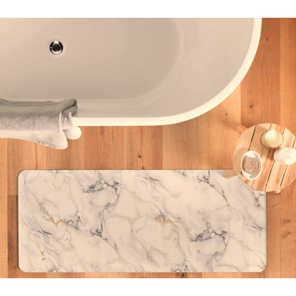 Πατάκια μπάνιου Έξτρα απορροφητικά Σχ.Venor 50Χ120cm 100% pol. 50x120cm