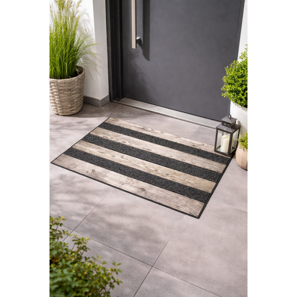 Πατάκι εισόδου Σχ.Balto 45X75cm εφέ ξύλου 45x75cm