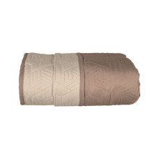 Κουβερλί ultrasonic Σχ. Flex 100% microfiber Moca-Beige 160x220cm