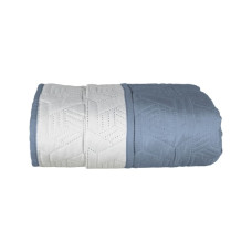 Κουβερλί ultrasonic Σχ. Flex 100% microfiber Blue-Grey 220x240cm