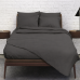 Σεντόνια Σχ. Rainbow flat μονόχρωμα poly/cotton Anthracite 240x260cm
