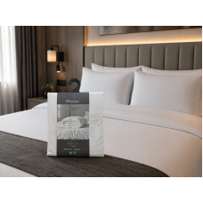 Παπλωματοθήκη Lux TC 144 κλωστών 50% cotton - 50% polyester σε συσκευασία με κρεμάστρα 220x240cm