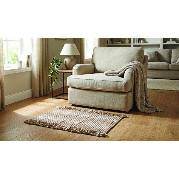Πατάκι διακοσμητικό  Σχ.Chindi 60% cotton - 40% pol. Grey 60X90cm