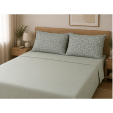 Μαξιλαροθήκες εμπριμέ  50x70cm poly/cotton (συσκευασία mix 12τμχ)