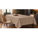 Τραπεζομάντηλο ζακάρ μονόχρωμο Σχ.Sotri beige 100%pol. 150x240cm