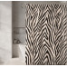 Κουρτίνα μπάνιου printed με κρίκους Σχ.Zebra 180x200cm 100% pol. 180x200cm