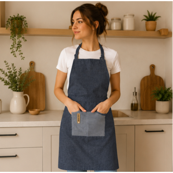 Ποδιά 65x73cm Σχ. Maison 90% pol. - 10% cotton Denim