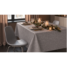 Τραπεζομάντηλο ζακάρ μονόχρωμο Σχ.Sotri grey 100%pol. 150x240cm