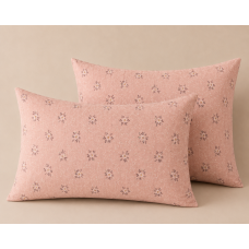 Μαξιλαροθήκες εμπριμέ Σχ.Margarira pink 52x72cm poly/cotton 52x72cm