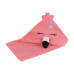 Πετσέτα με κουκούλα και κέντημα Σχ.Βm333 Flamingo 90x70cm 85% cot+15% pol 90x70cm