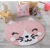 Χαλάκι στρόγγυλο  Σχ. Chaton 90cm poly/cotton