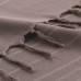 Ριχτάρι με κρόσια  Σχ.Lilia Taupe 180X220cm 100%cotton 180x220cm