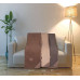 Ριχτάρια Σχ.Country super soft suede γωνίες 100% πολ Grey 170x170cm