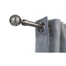 Κουρτινόβεργα επεκ/μενη Σχ.Twist 120cm-210cm Satin nickel