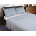 Σετ σεντόνια "Rainbow" μονόχρωμα Blue-Ice grey poly/cotton 144 κλωστών 240x260cm