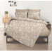 Σεντόνι λάστιχο εμπριμέ Σχ. Flower beige poly/cotton 160x200cm