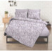 Σεντόνι λάστιχο εμπριμέ Σχ. Flower lilac poly/cotton 160x200cm