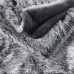 Κουβέρτα - Ριχτάρι συνθετική γούνα Σχ. Antartic grey 100% polyester 180x220cm