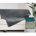 Κουβέρτα - Ριχτάρι flannel ζακάρ Σχ.Edward  100% polyester Beige 200x220cm