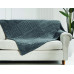 Κουβέρτα - Ριχτάρι flannel ζακάρ Σχ. Karl 100% polyester Light Grey 150x220cm