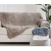 Κουβέρτα - Ριχτάρι flannel γούνα Σχ. Alaska 100% polyester Light Grey 180x220cm