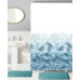 Κουρτίνα μπάνιου printed με κρίκους Σχ.Loby 180x200cm 100% pol. 180x200cm