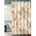 Κουρτίνα μπάνιου printed με κρίκους Σχ.Marble beige 180x200cm 100% pol. 180x200cm