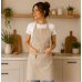 Ποδιά 65x73cm Σχ. Maison 90% pol. - 10% cotton Light Grey
