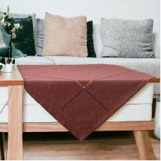 ΚΑΡΕ ΛΙΝΟ 85Χ85 ΜΕ ΑΖΟΥΡ ΧΕΙΡΟΣ IRIS 10948 ΚΑΝΕΛΙ LINEAHOME LH2036020-1