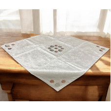 ΚΑΡΕ ΒΕΛΟΥΔΟ ΜΕ ΠΑΓΙΕΤΑ ΕΚΡΟΥ 100Χ100 LINEAHOME LH2036074-2