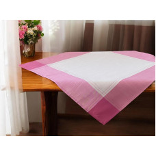 ΚΑΡΕ ΛΙΝΟ 85Χ85 ΜΕ ΦΑΣΑ ΔΙΧΡΩΜΟ FLEUR 5580 ΡΟΖ LINEAHOME LH2036102-2