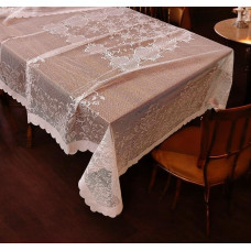 ΤΡΑΠΕΖΟΜΑΝΤΗΛΟ ΔΑΝΤΕΛΑ  ROSES ΠΟΥΔΡΑ 160Χ220 LINEAHOME LH2037020-2