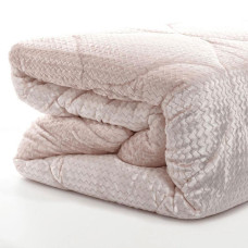 ΚΟΥΒΕΡΤΟΠΑΠΛΩΜΑ ΑΝΑΓΛΥΦΟ ZIC-ZAC ΡΟΖ ΔΙΠΛΟ 200Χ240 LINEAHOME LH2010105-1