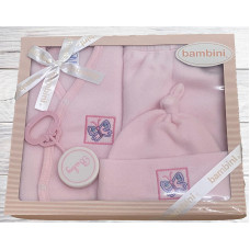 ΣΕΤ 4ΤΜΧ ΒΡΕΦΙΚΟ BAMBINI FLEECE  ΡΟΖ LINEAHOME LH2051009-1